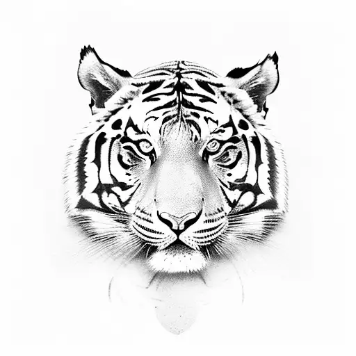 Full Tiger With Magnolia