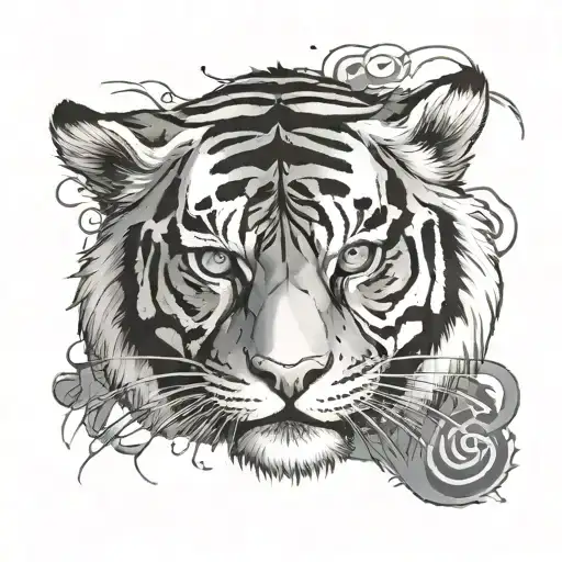 Tiger And Naruto Sage Eye