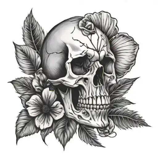 Skull Poppy Flower