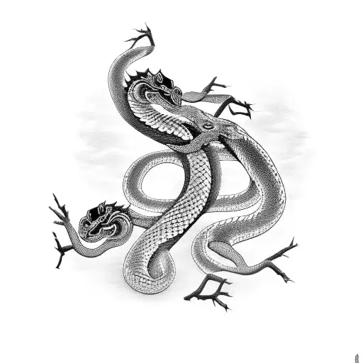 Chinese Year Of The Snake Sleeve