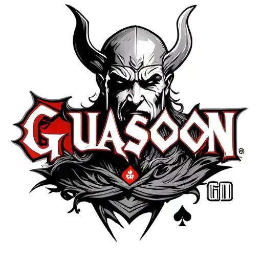 Guason Letters Of Poker God Of Thunder God Of Water