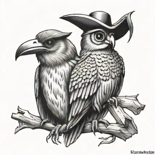 Owl And Plague Doctor