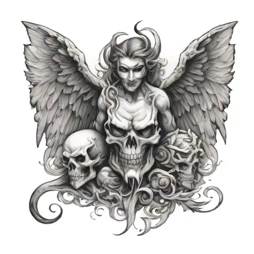 Fiole And Demon Half Angel