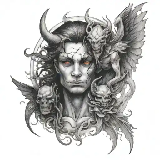 Fiole And Demon Half Angel