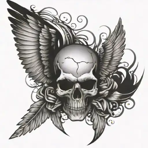Skull Wings Freedom