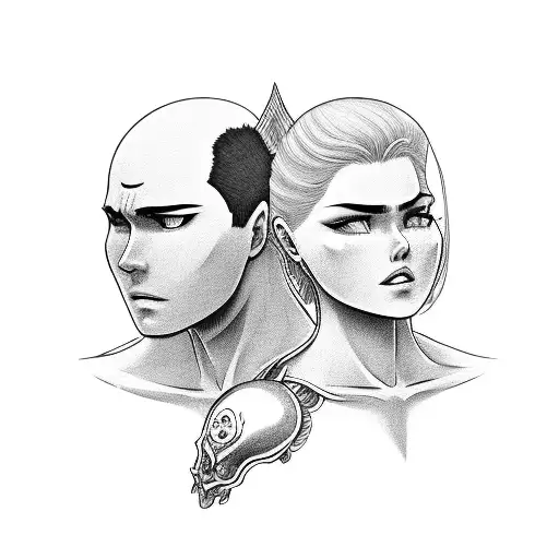 Guts And Griffith On Card Deck Like King