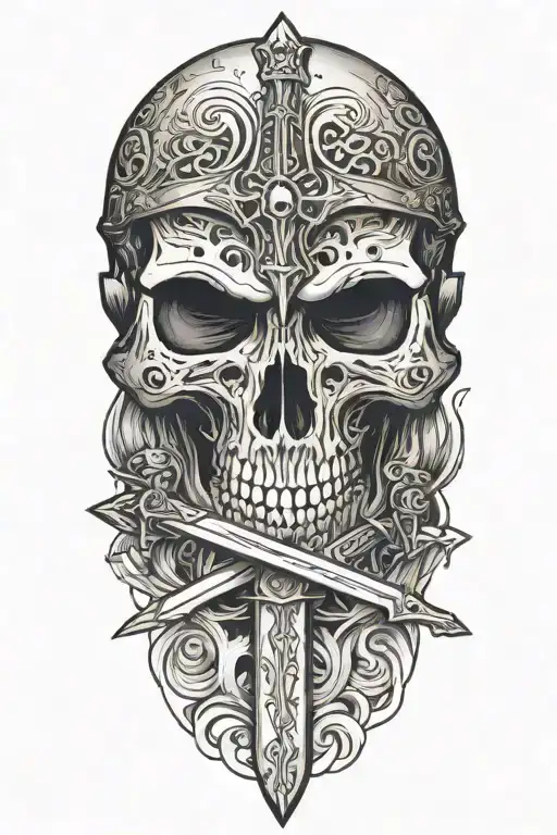 Sword In Skull