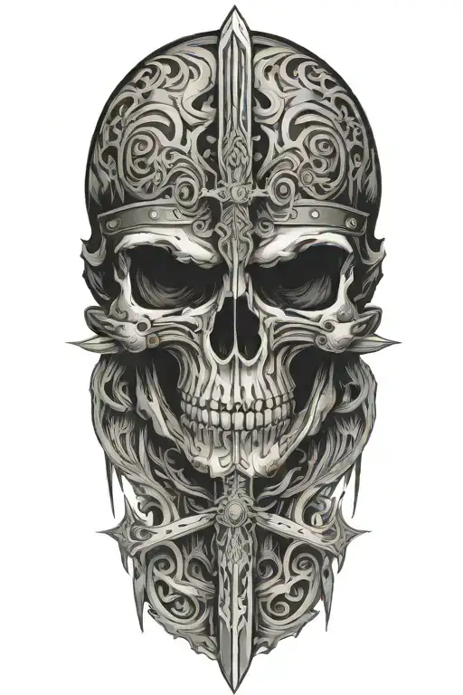 Sword In Skull