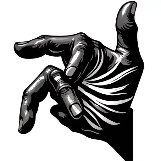 African Hand Tattoo Design Inspired