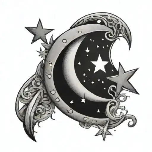 Half Moon And Stars