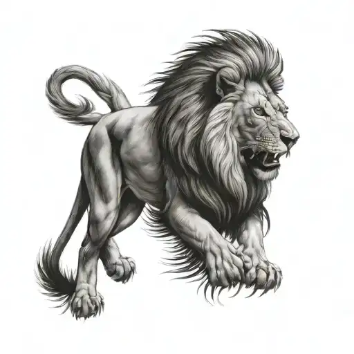 Lion Roaring