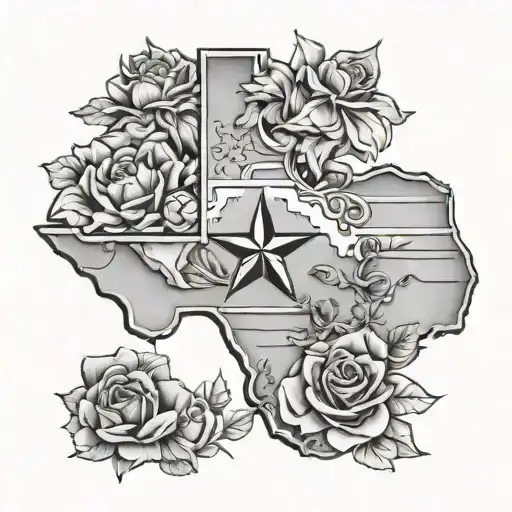Texas State Outline