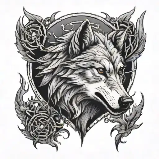 Game Of Thrones Wolf Surrounded