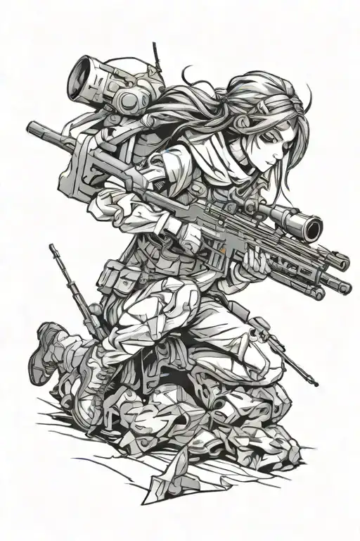 Sniper Anime Girl