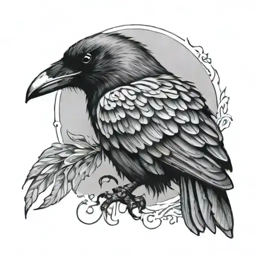 Crow With Fibonaci Secuence