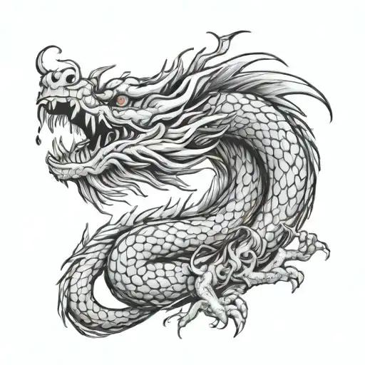 Year Of The Dragon Breathing Fire