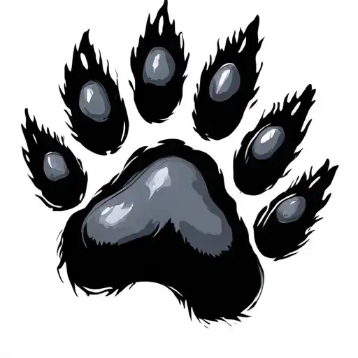 Dog Paw Print