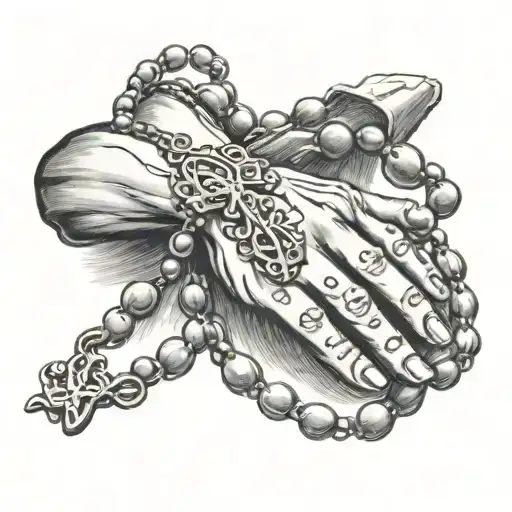 Praying Hands Rosary