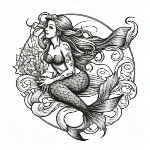 Mermaid Swimming