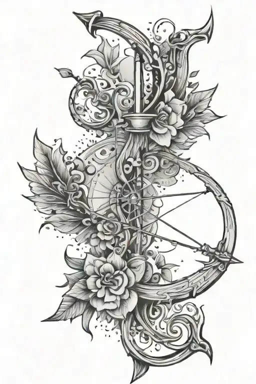 Bow And Arrow And Celestial