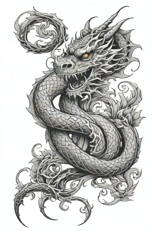 Dragon And Vine Wrapping