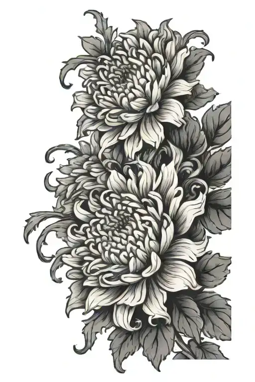 Vine Of Chrysanthemums