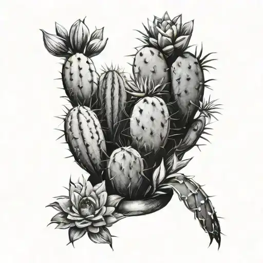 Cactus In Rainforest