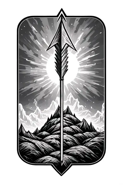 Arrow Journey Symbolises Sense