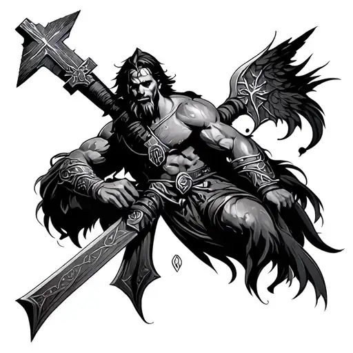 Warrior With A Cross