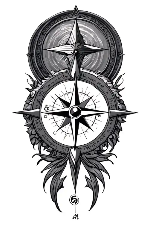 Compass Rose Surrounded