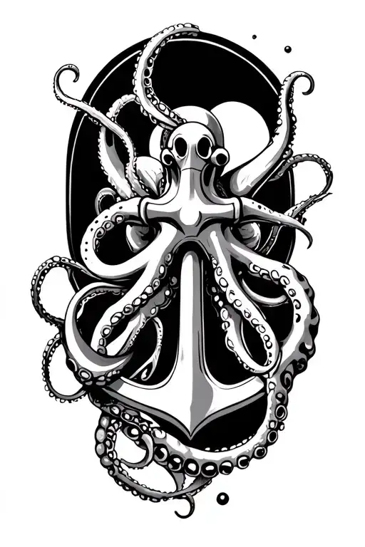 Anchor With Octopus