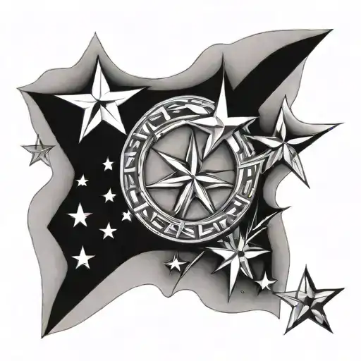 Stars In Different Shapes In Different Sizes