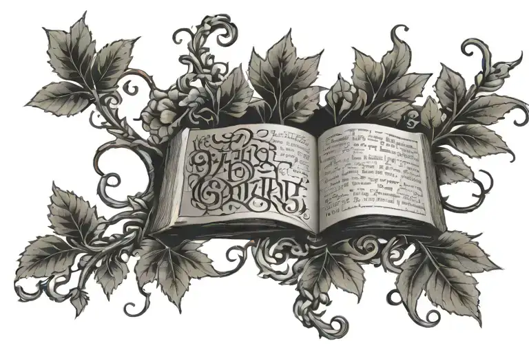 Vines With Bible Verses Intertwined