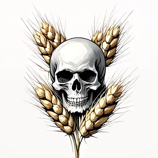 Wheat With A Skull