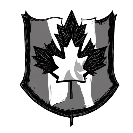 12-12-2024 Army Symbol With Canada Flag Inside