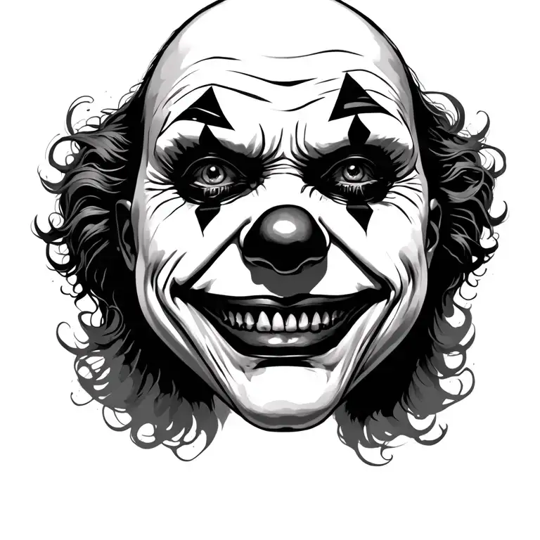 Scary Clown Face