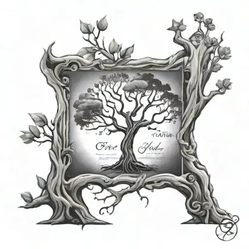 Tree With Kids Names