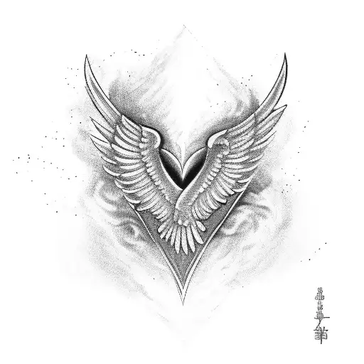 Phoenix Clutching A Heart