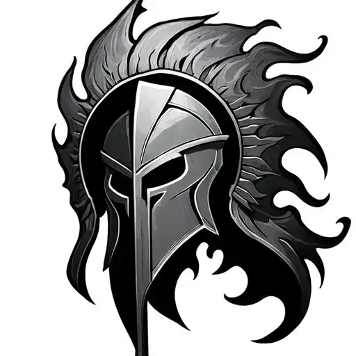 Spartan In Arms Flames