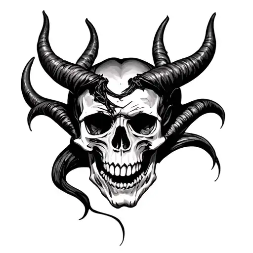Devil And A Skull
