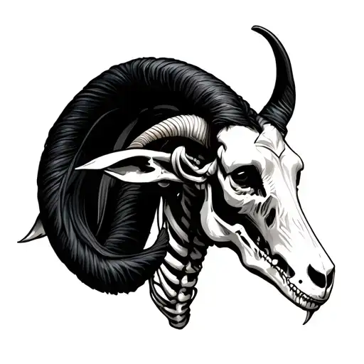 Skeleton Goat