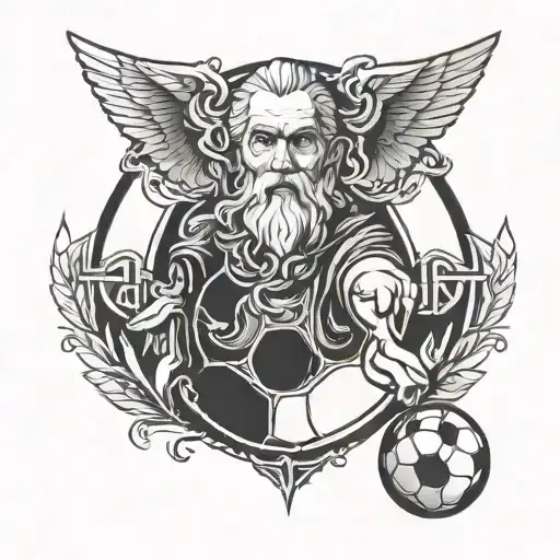 God And Soccer Ball