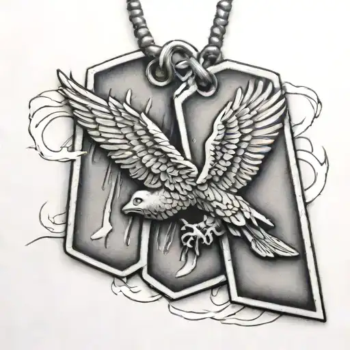 C 130 Hercules Wing Dogtags Paratooper Wings