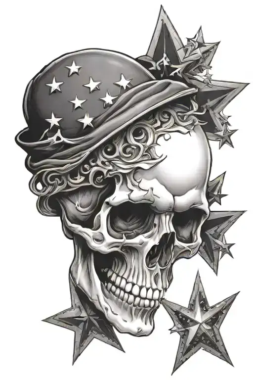 Skull And Stars