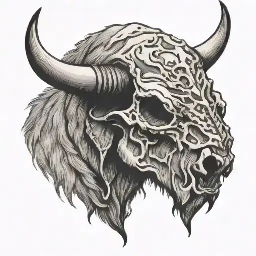 Bison Skull