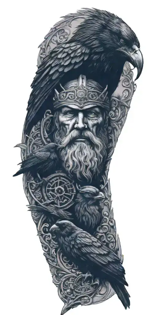 Odin With Crows