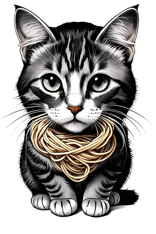 Linguini Pasta Cats