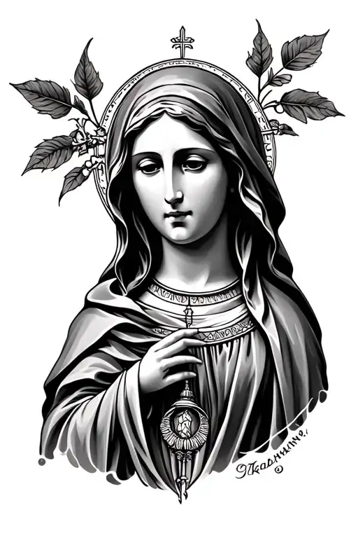 Full Body Virgin Mary