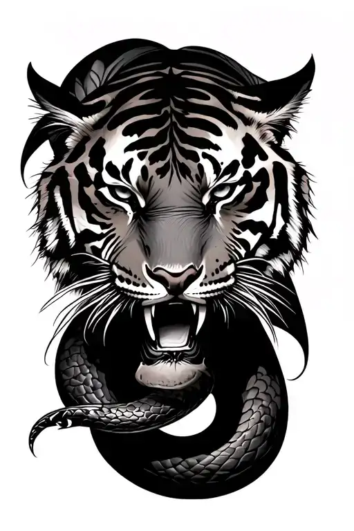 Snake Vs Tiger