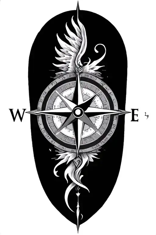 444 Incorporated Within Compass Rose